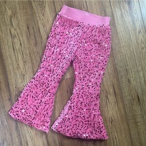Toddler Sequin Bell Bottom Pants